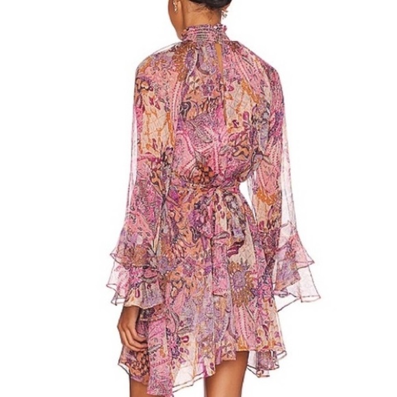 NWT Misa Los Angeles Saint Mini Dress in Augusta Batik - Picture 2 of 5